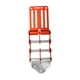 thumbnail image 2 of Hebilla de cinturón de herramientas universal de metal con clip de cadena ajustable, accesorio multifuncional Rojo, 2 of 9