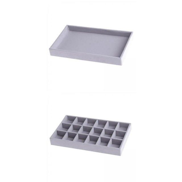 Caja de almacenamiento de anillos Zulema organizadores de cajones de armario 2 piezas