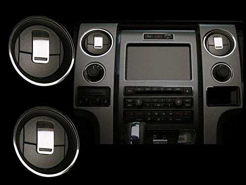 771001 2010-2014 Ford Raptor, A/C Vent Trim Rings Front, American Car Craft