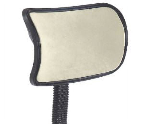 Urban Shop Crushed Velvet Swivel Chair with Gas Pump, Ivory