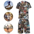 thumbnail image 4 of Rod Wave Boys Short Sleeve T-Shirt And Shorts Outfit Set Activewear Mesh Short Set for Kids, 4 of 7