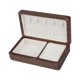 thumbnail image 1 of Caja de joyería Caja de recuerdos Elegante caja de almacenamiento de joyería magnética Contenedor de joyería nogal negro blanco Yuyangstore Organizador de joyas, 1 of 8