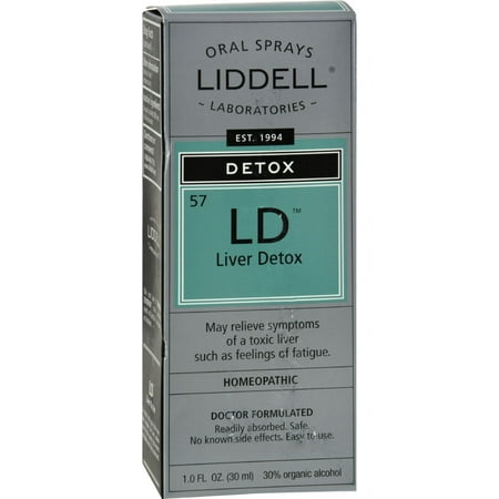 Liddell Homeopathic Liver Detox Spray 1 fl oz