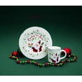 thumbnail image 3 of Pfaltzgraff Winterberry Cookies and Milk for Santa Plate and Mug Set, White with Red & Green Accents, 3 of 7