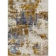 thumbnail image 6 of Hauteloom Reshidi Living Room, Bedroom Area Rug - Contemporary - Mustard, Denim, Yellow - 9'2" x 12'10", 6 of 8