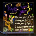 thumbnail image 4 of Aqestyerly Developmental Toys,Led Acrylic Message Board for Kids,Reusable Night Light Writing Board for Diy Notes, Creative Drawing and Decoration, 4 of 8