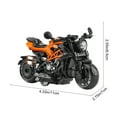thumbnail image 3 of Alloy Metal Diecast Motorcycle Model Toy, 1:12 Scale Die-Cast Motorcycles, Pull Back Function Toy Moto Bike for Kids Boys Girls Ages 3 and up, 3 of 6