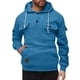 thumbnail image 1 of AUNVITO Women's Solid Color Hooded Sweatshirt Casual Pullover with Drawstring Long Sleeve Comfortable and Trendy, 1 of 4