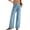 Light Blue, variant on Jeans for Women Wide Leg Pull on Denim Pants Loose Stretch Elastic Waist Jean Pants Trousers Streetwear