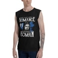 thumbnail image 2 of Roman and Reigns Men Womens Casual Fashion Cotton Crewneck Sleeveless T-Shirt Black, 2 of 8
