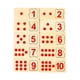 thumbnail image 3 of 10x bloques de madera para contar números 1-10, juguete matemático, superficie lisa, manipuladores matemáticos, rompecabezas de madera, juego a juego, 3 of 9