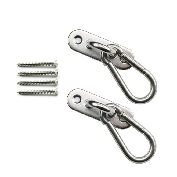 Gancho para Colgar Hamaca en Techo heyous 2 Set M8 Acero Inoxidable