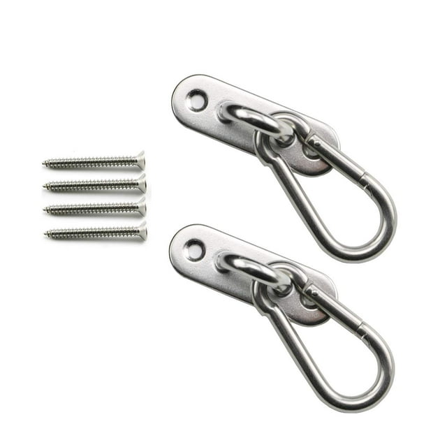 Gancho para Colgar Hamaca en Techo heyous 2 Set M8 Acero Inoxidable