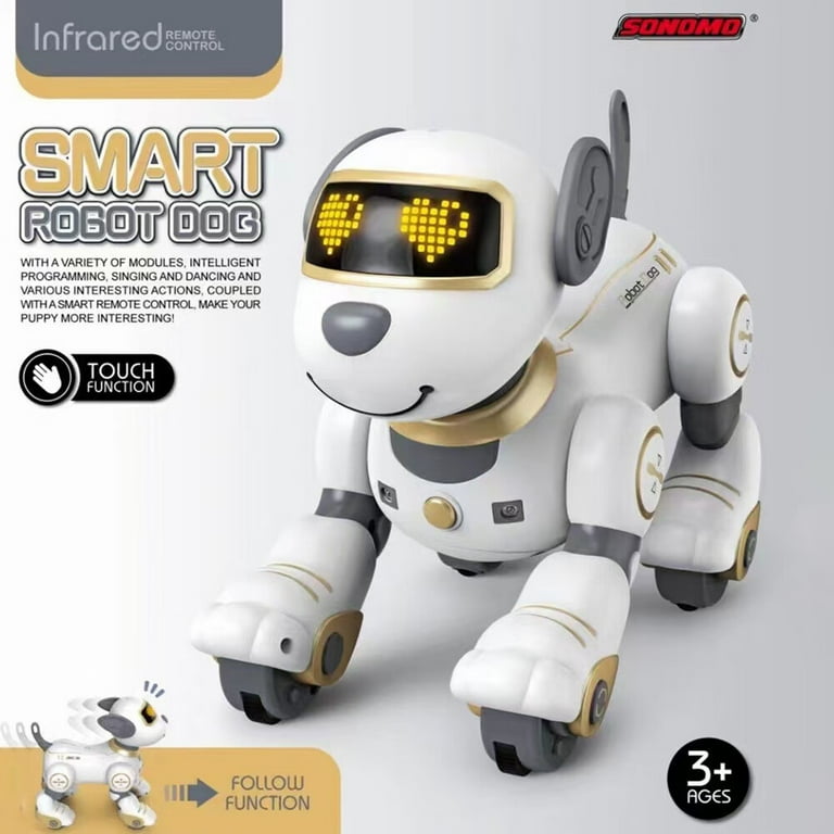 未使用品　Education Entertainment Recreation JJRC Children's Intelligent Robot Dog Toy Cute Pet Dog Can
