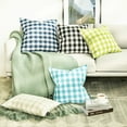 thumbnail image 5 of Phantoscope Christmas holiday Decorative Classic Checkers Series Throw Pillow Covers, 20" x 20", Coffee, 2 Pack, 5 of 5
