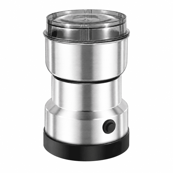 Molinillo Pulverizador Eléctrico Kimhi 150W Acero Inoxidable 300ml 4 Aspas Plateado