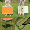 thumbnail image 3 of relayinert Portable Aluminium Folding Camping Table Adjustable Height Garden Table for Outdoor Picnic Cooking, 3 of 5