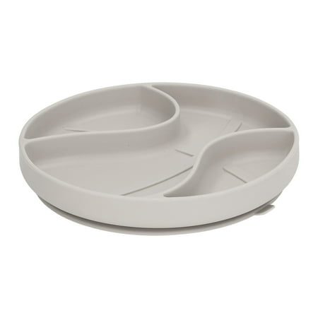 

Baby Suction Plates Divided Design Baby Silicone Suction Plates Multipurpose For Babies Grey