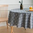 thumbnail image 1 of Pastoral Linen Round Tablecloth,Oil Proof Waterproof Romantic Florals Printed Table Cover Wedding Decoration 150cm, 1 of 7