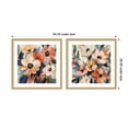thumbnail image 5 of Garden Bloom Abstract Bouquet 2 Piece Framed Wall Art Print Set by The Creative Bunch Studio, 5 of 8