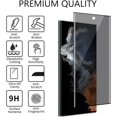 thumbnail image 3 of [2-Pack] Privacy Screen Protector for Samsung Galaxy S23 Ultra, 9H Hardness Anti-Spy 3D Curve Edge Tempered Glass Screen Protectors for Samsung Galaxy S23 Ultra 6.8 inch, 3 of 8