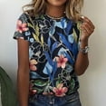 thumbnail image 1 of T-shirts à Manches Courtes pour Femmes Dames Mode Décontractée Imprimé Col Rond Ample T-Shirt à Manches Courtes Haut Chandail T-Shirts pour Femmes Manches Courtes Hauts à Manches Courtes pour Femmes, 1 of 8