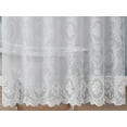 thumbnail image 4 of WARM HOME DESIGNS 84 Inch White Gothic Vintage Shower Curtain with Black Valance. SH White-Black 84, 4 of 5