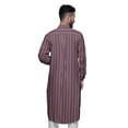 thumbnail image 4 of Atasi Asymmetric Style Rayon Mens Kurta Printed Long Casual Kurta Shirt, 4 of 6