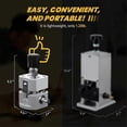 thumbnail image 5 of Manual Wire Stripper Machine, 0.08-1Inch Portable Copper Wire Stripper with Hand Crank, Wire Strippi, 5 of 5