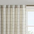 thumbnail image 3 of Gracie Mills Brianna Plaid Curtain Panel Fleece Lined 50x84 Brown GRACE-13262, 3 of 3
