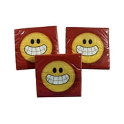 Smiles Beverage Napkins, 60 total. Emoji