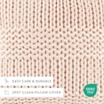 thumbnail image 5 of Comfort Canopy Cozy Chunky Knit Decor Throw Pillow Cover, 20" x 20", 5 of 8