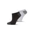 thumbnail image 3 of Wellfit 2 Pair Unisex Diabetic Half Cushion No Show Sneaker Liners, 10-13, White-White, 3 of 7