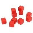 thumbnail image 1 of Blank  Set, 30 Pcs 16mm  Set Six Sided Blank  Write On Cubes Game For Math Teaching Education, 1 of 8