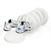 Whitmor Sneaker Wash Laundry Bags, White - Fits up to Size 14 Shoe - 14" x 9*