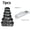 7PCS, variant on 7-Piece Springform Cake Pan Set, Nonstick Carbon Steel Bakeware with Removable Bottom