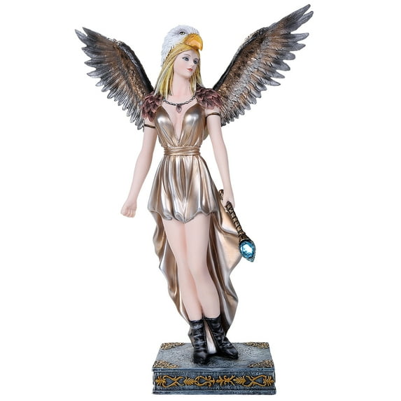 Pacific Giftware Majestic Eagle Fairy with The Magical Prowess Wand Collectible Figurine 12.25 Inch Tall