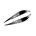 thumbnail image 1 of 2x embellecedor de cejas para párpado de faro delantero reemplaza piezas de repuesto accesorios de coche decoración pegatina de estilo duradera Negro Salvador Dali Cubierta de la tapa del ojo del faro, 1 of 7
