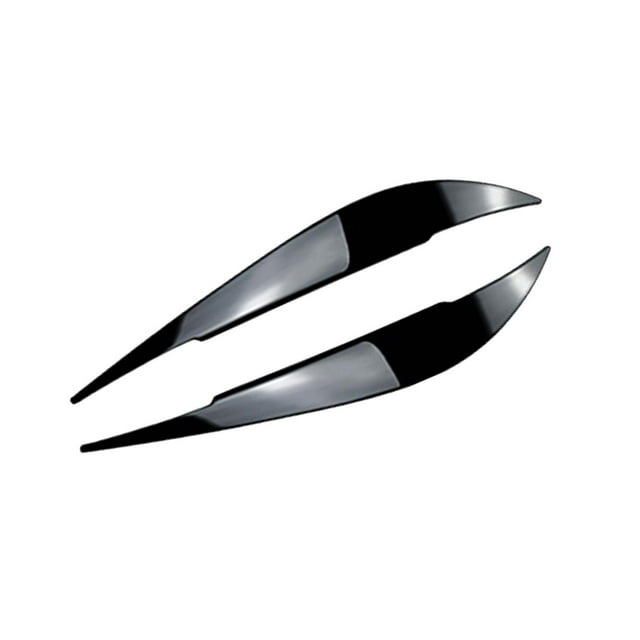 2x embellecedor de cejas para párpado de faro delantero reemplaza piezas de repuesto accesorios de coche decoración pegatina de estilo duradera Negro Salvador Dali Cubierta de la tapa del ojo del faro