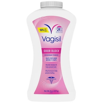 Vagisil Daily  Deodorant Powder, With Odor Block Protection, Talc-Free, 8 oz