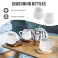 thumbnail image 3 of Juego de 6 jarras para leche, teteras para condimentos, tazas de leche, prácticas tazas de café de cerámica, 3 of 8
