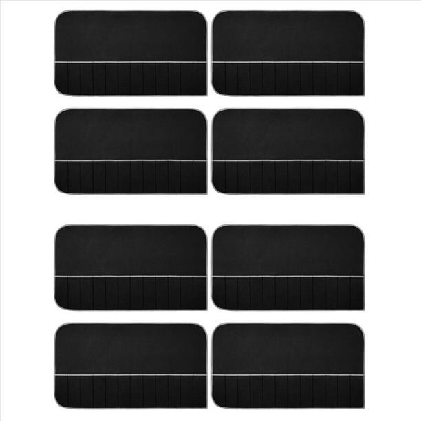 Bolsas de Almacenamiento de Plata, Organizador de Cubiertos de Fieltro de Tela para Guardar Plata, Bolsas Protectoras de Plata Antideslustre, 8 Piezas
