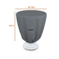thumbnail image 3 of Covers & all Round Bird Bath Cover, Feeder Bowl Well cover for Winter with Elastic, 12 Oz Waterproof UV & Weather Resistant for Outside Garden Backyard Basin Fountain (24"Diameter x 18"H, Gray), 3 of 7