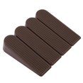 thumbnail image 1 of 4pcs Non Slip Rubber Wedge Durable Protector For Floor Door Stopper Banmo, 1 of 5