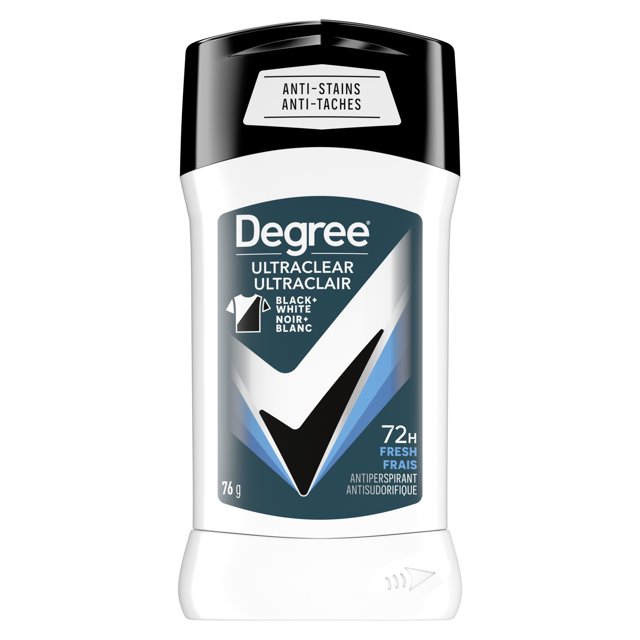Degree Men UltraClear Antiperspirant Deodorant, Fresh, 72-Hour Sweat & Odour Protection With MotionSense Technology