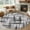 Black, Graphite, Ash Gray, Charcoal, variant on Burnt Orange Grid 2'x3' Washable Rug, Geometric Modern Orange Non-Slip Soft Doormat Area Rugs for Entrance Bathroom Bedsides, Front Doormat Carpet for Kitchen Bedroom, Entryway Floor Mat
