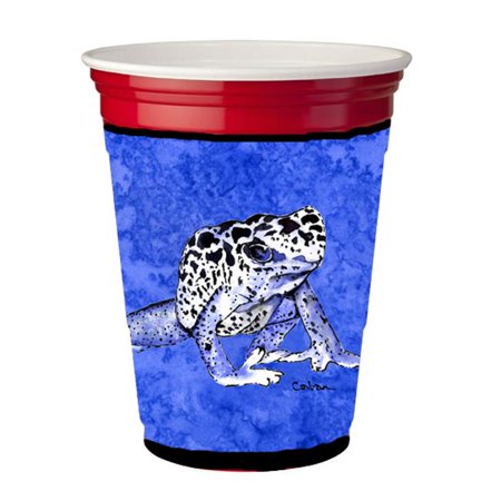 

Frog Red Solo Cup bottle sleeve Hugger - 16 To 22 oz.