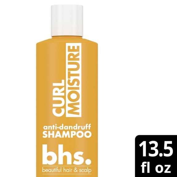 BHS Curl Moisture Anti-Dandruff Shampoo for Curly Hair 13.5 fl oz