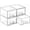4pack-Clear, variant on PETGLE 10 Pack Small Clear Stackable Storage Drawers, Acrylic Bathroom Makeup Organizer, Plastic Storage Bins For Vanity, Undersink, Kitchen Cabinets, Pantry, Home Organization