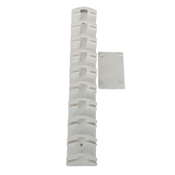 Yuarrent Soporte para almacenamiento de sombreros de fácil instalación con tornillos o adhesivo para cualquier habitación o armario Almacenamiento y organización del hogar Blanco